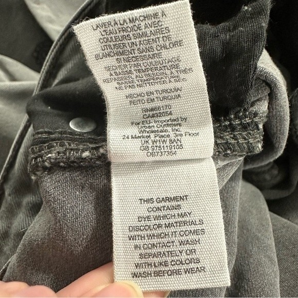 We The Free For Free People Grey Floral Embroidered Girlfriend Jeans Size 28 - Picture 14 of 16